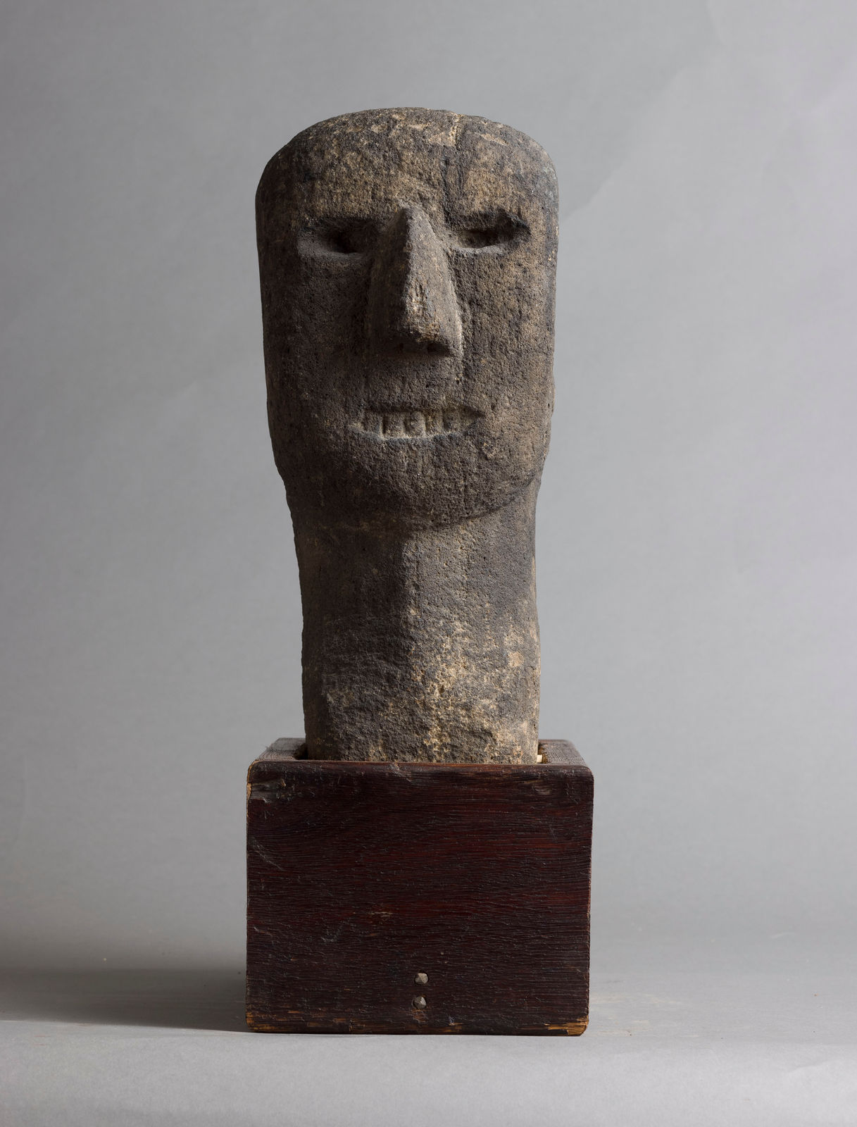 Celtic British Sandstone Head (Yorkshire), c.3rd Century B.C.