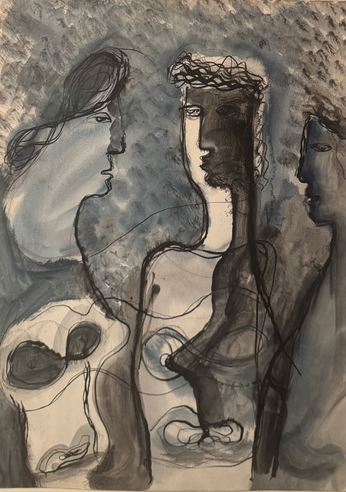 John Piper, Figures on a Shore, 1933