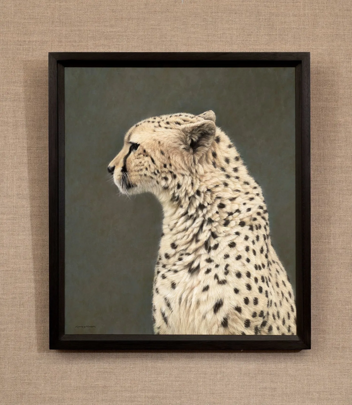 Gary Stinton, Moment With a Cheetah, 2024