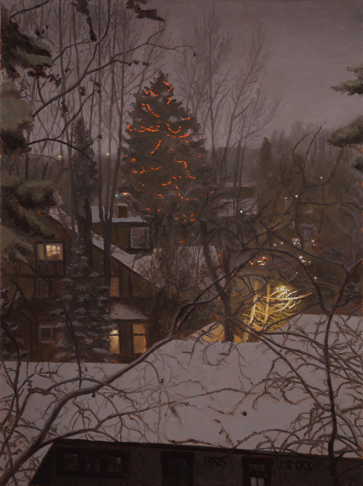 Harry Steen, Christmas Lights down Hill