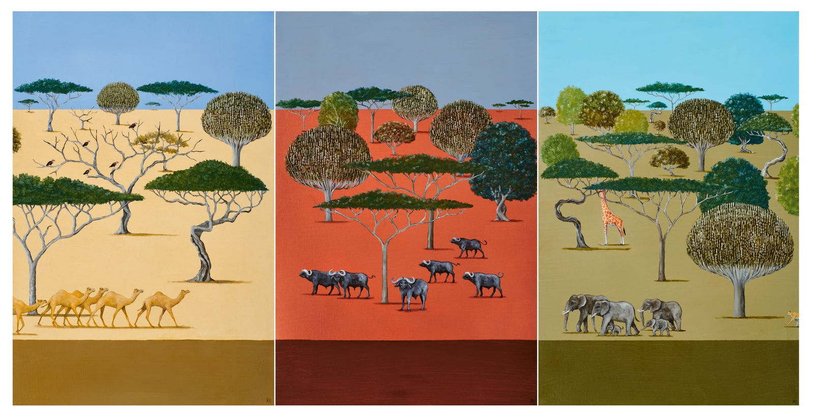 Rebecca Campbell, Before, During And After The Rains , 2024