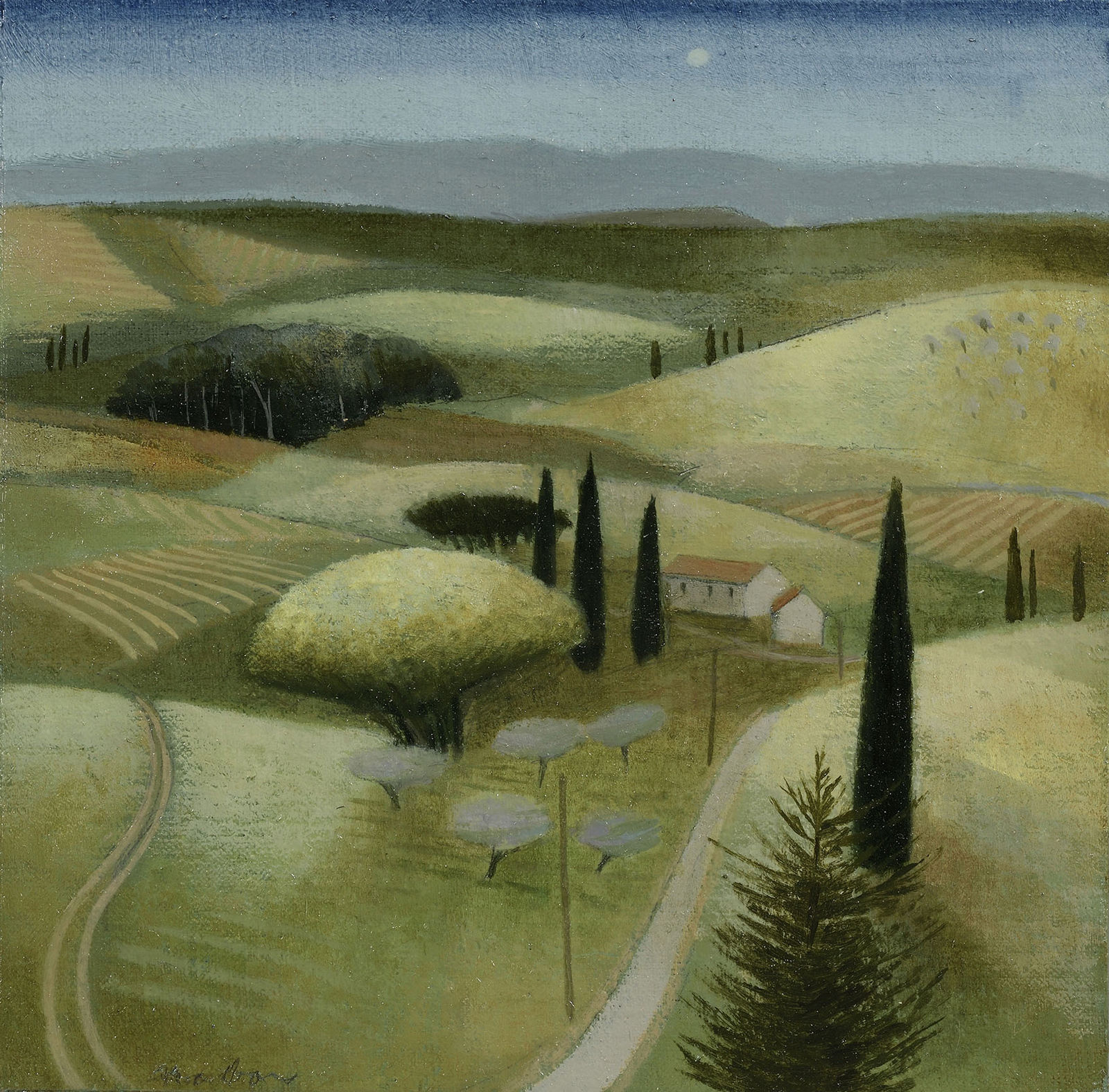 Tom Mabon, Night’s early Hours. Tuscany, 2020