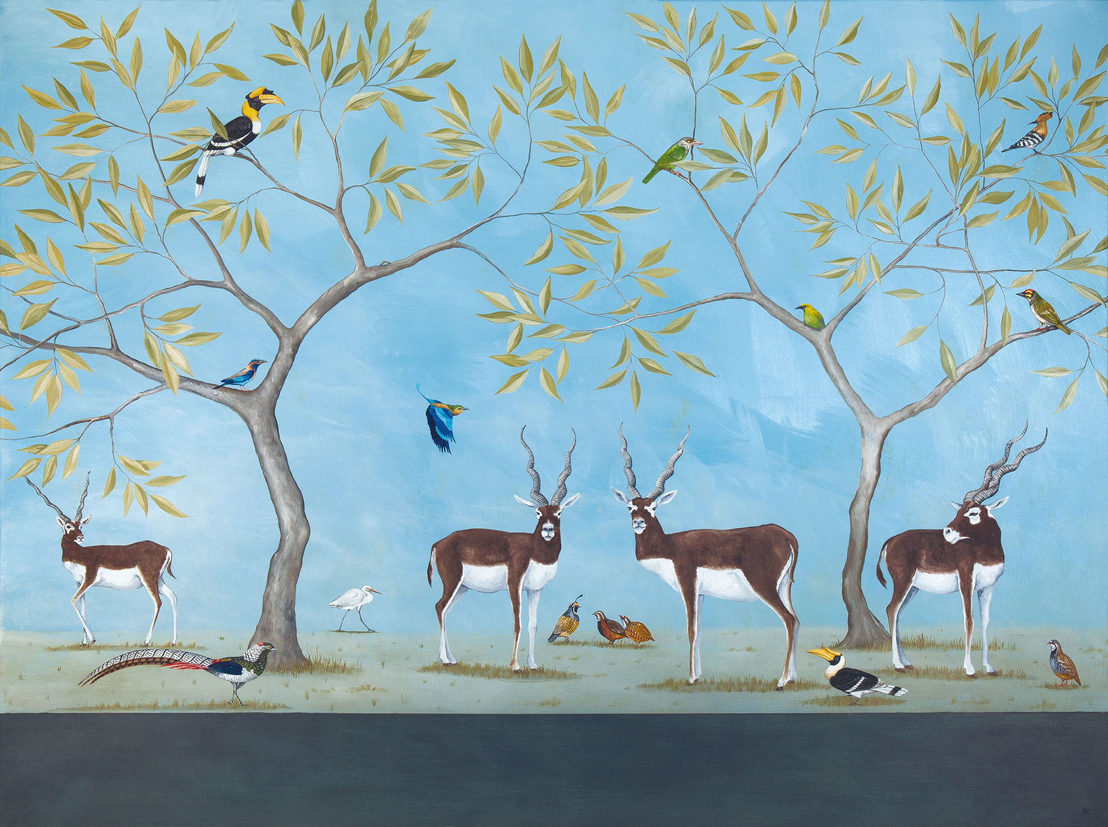 Rebecca Campbell, A Herd of Indian Antelope