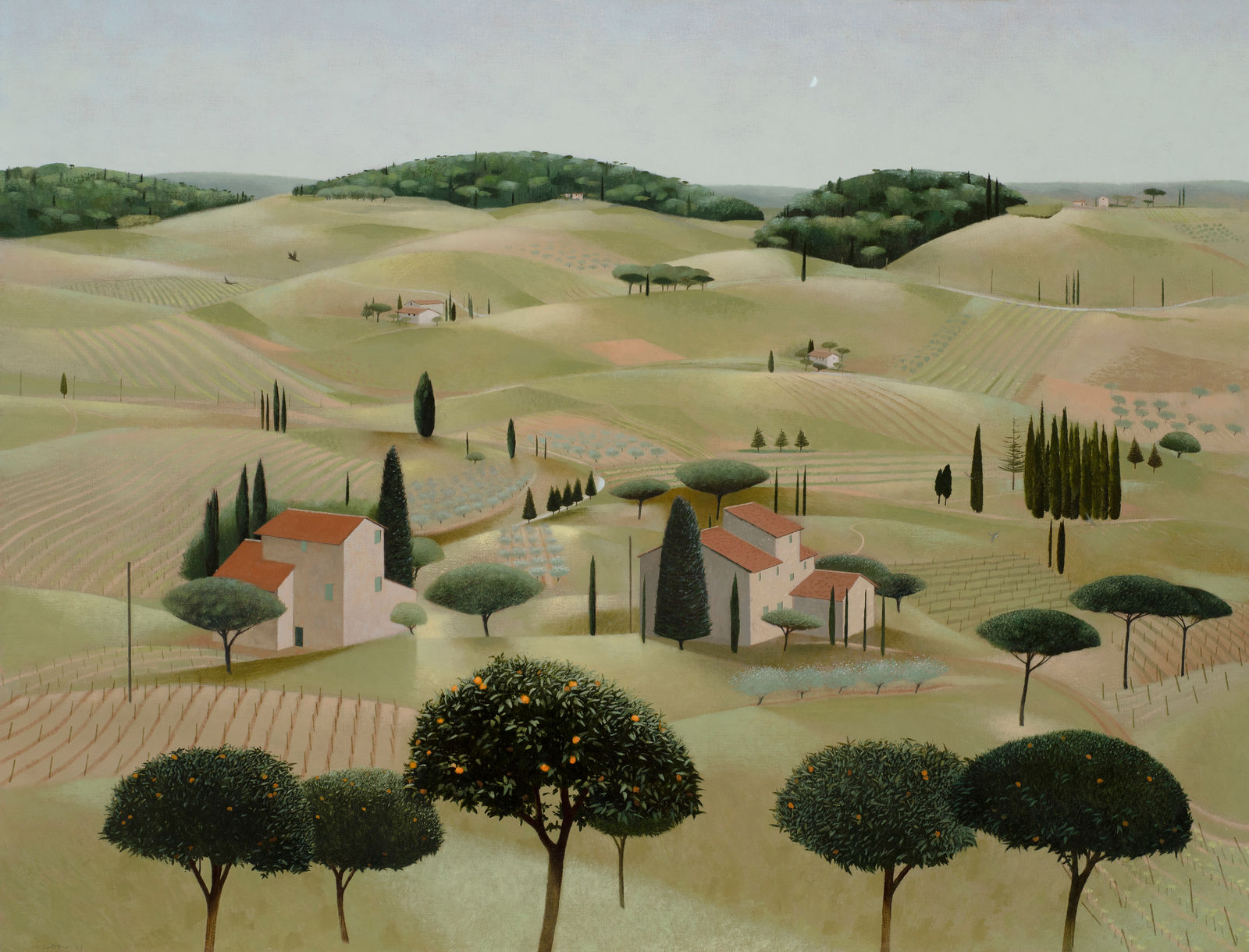 Tom Mabon, Beyond the Hill where Lucca hides, 2023