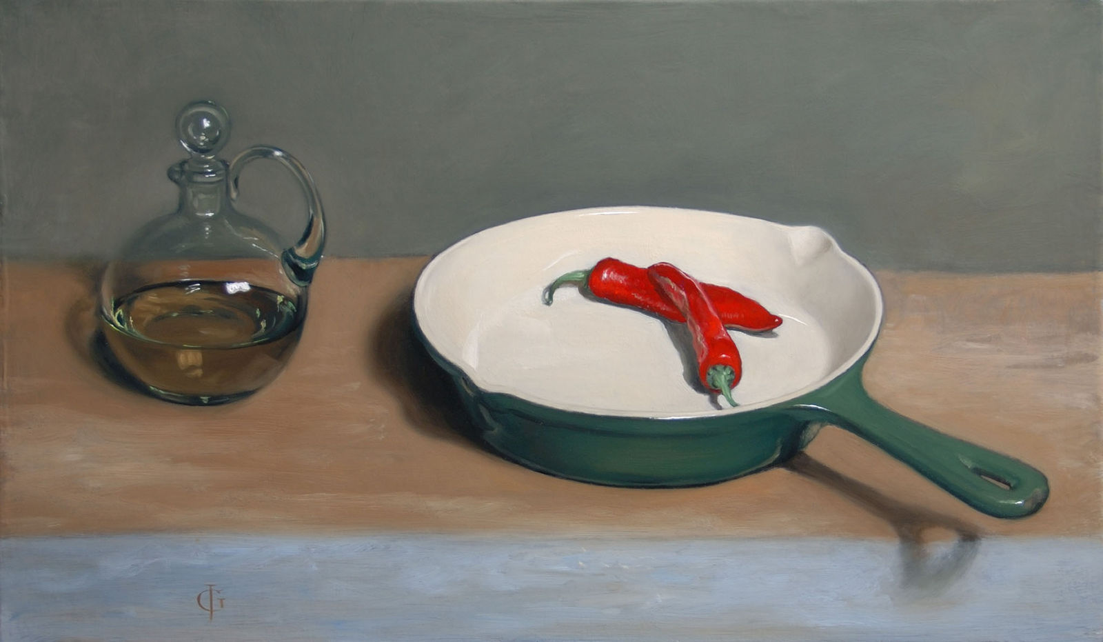 James Gillick, Oil, Sauté Pan & Chillies