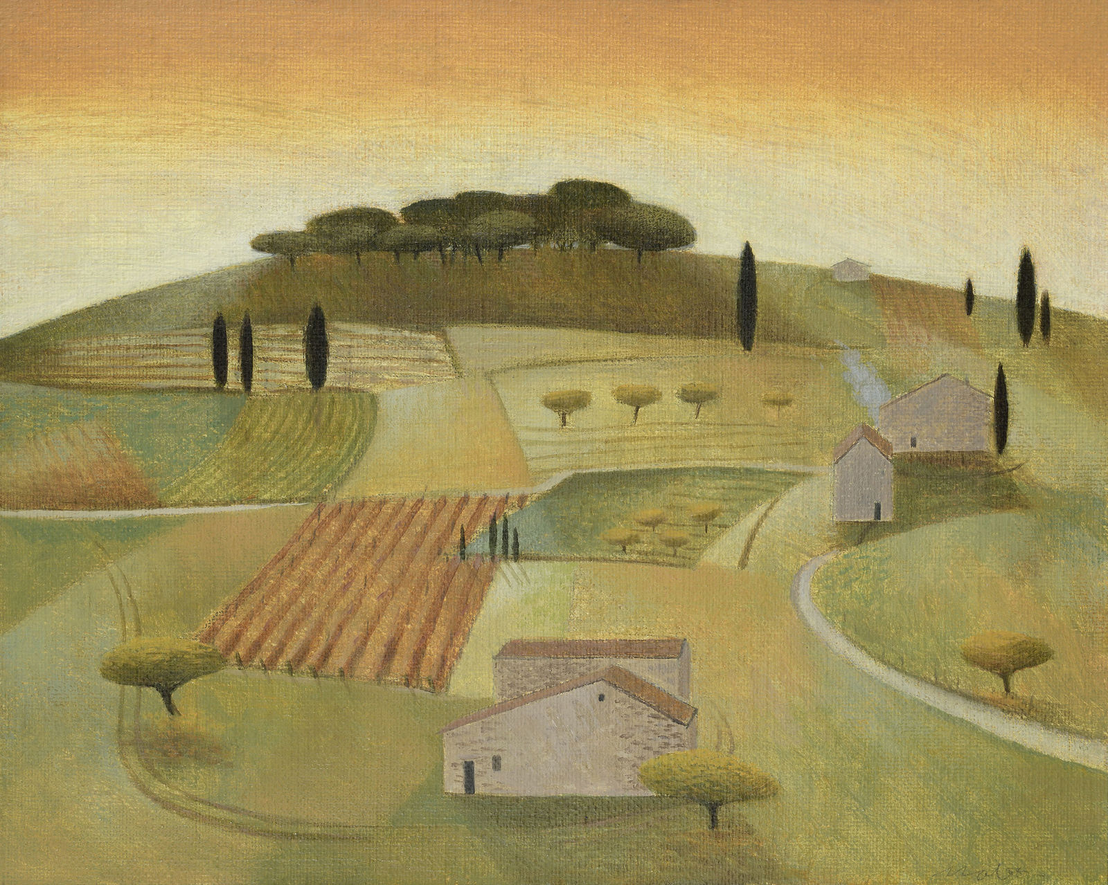 Tom Mabon, In the Harvest Month. Provence, 2020