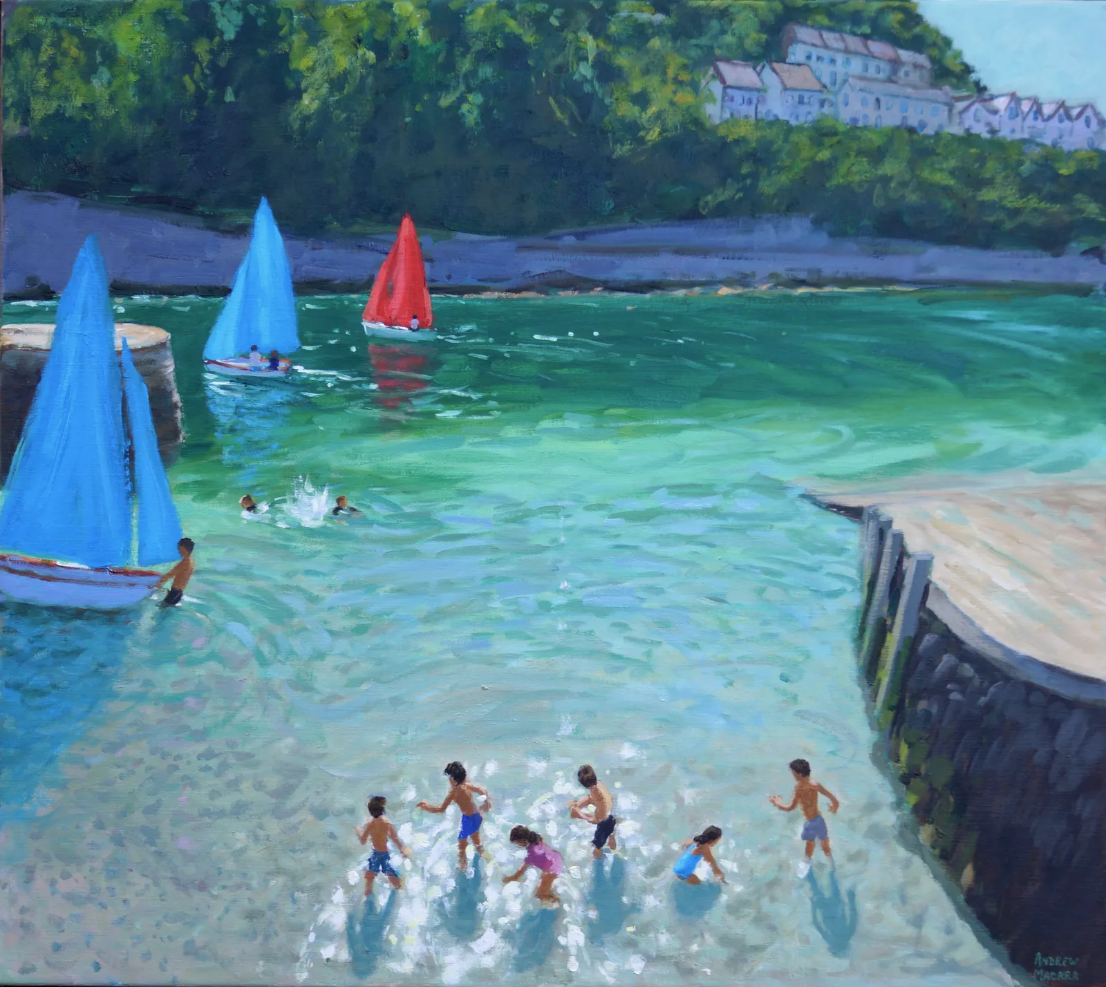 Andrew Macara, Skimming Stones, Looe, Cornwall