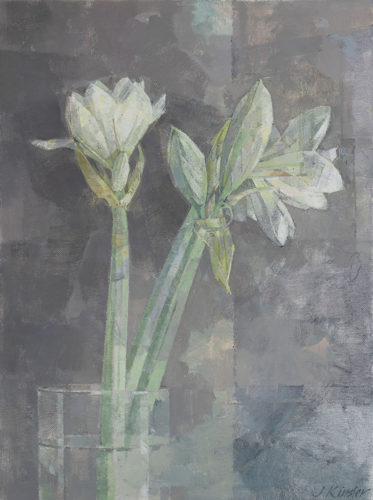 Jeannie Kinsler, White amaryllis , 2021