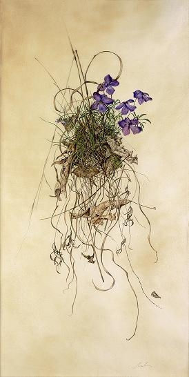 Kate Nessler, Violets on the Bank