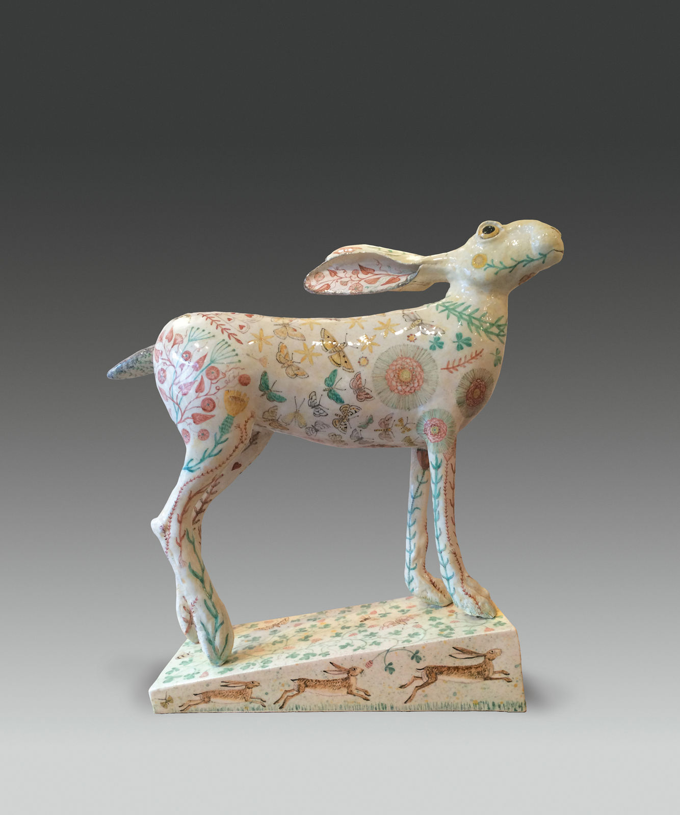 Georgina Warne, Dancing on the drum of the hill in her flamenco heels...