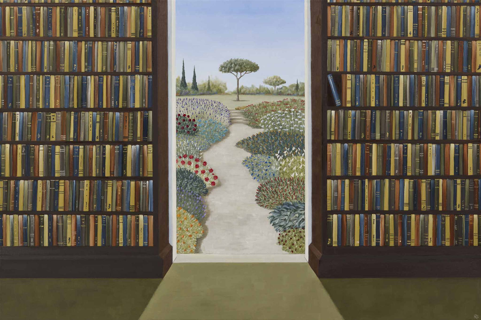 Rebecca Campbell, Life is Complete (If you have a garden and a library, you have everything you need – Cicero)