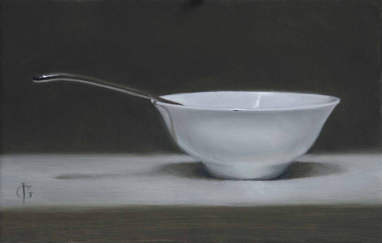 James Gillick, Porcelain Bowl & Spoon