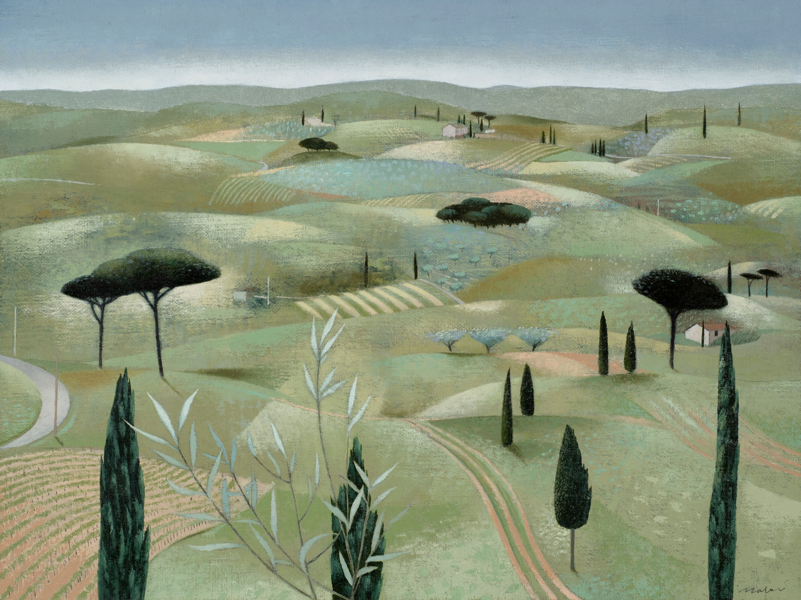 Tom Mabon, Coloured like the Grass. Tuscany, 2023