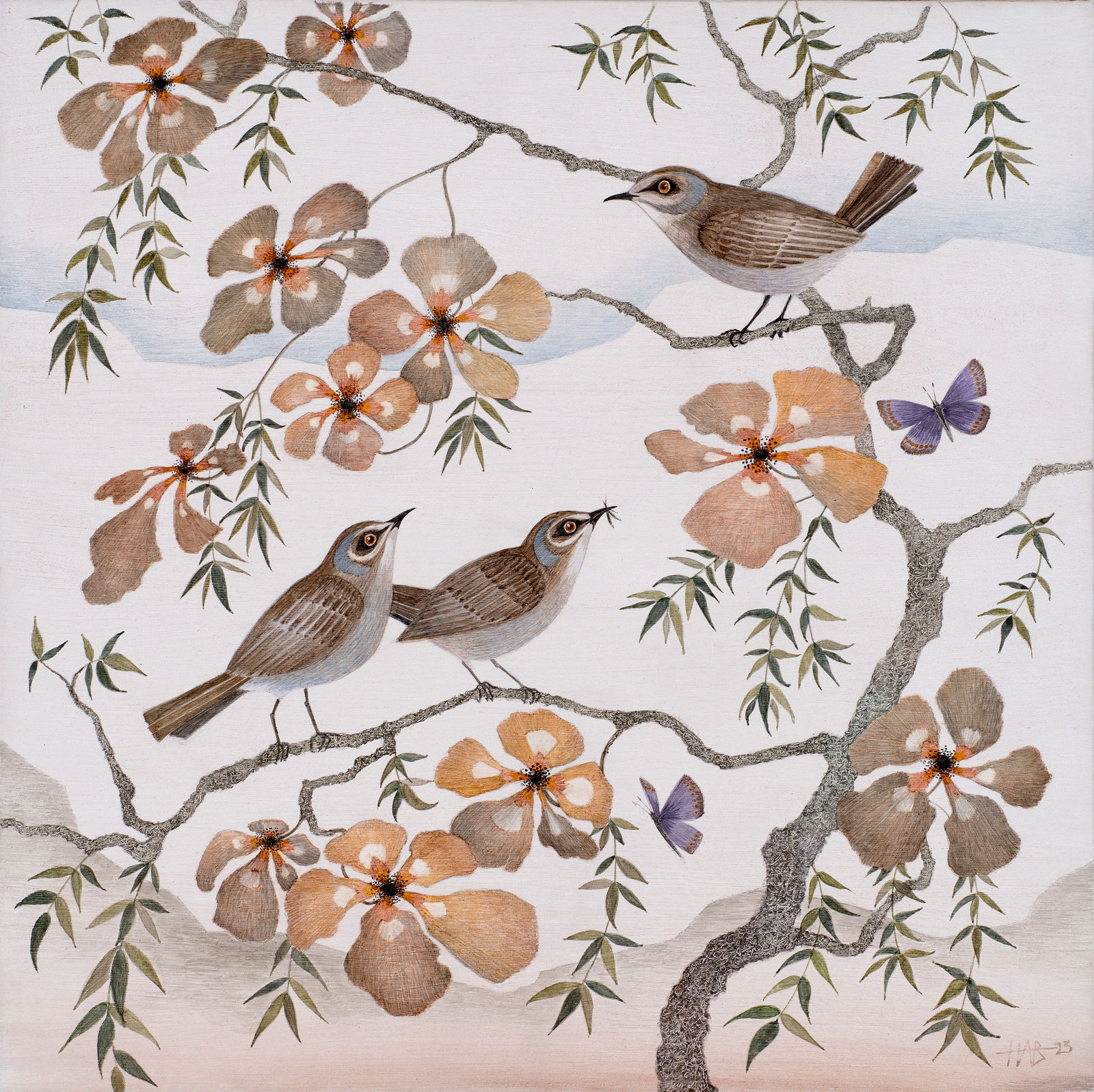 Harriet Bane, Birds and Butterflies, 2023