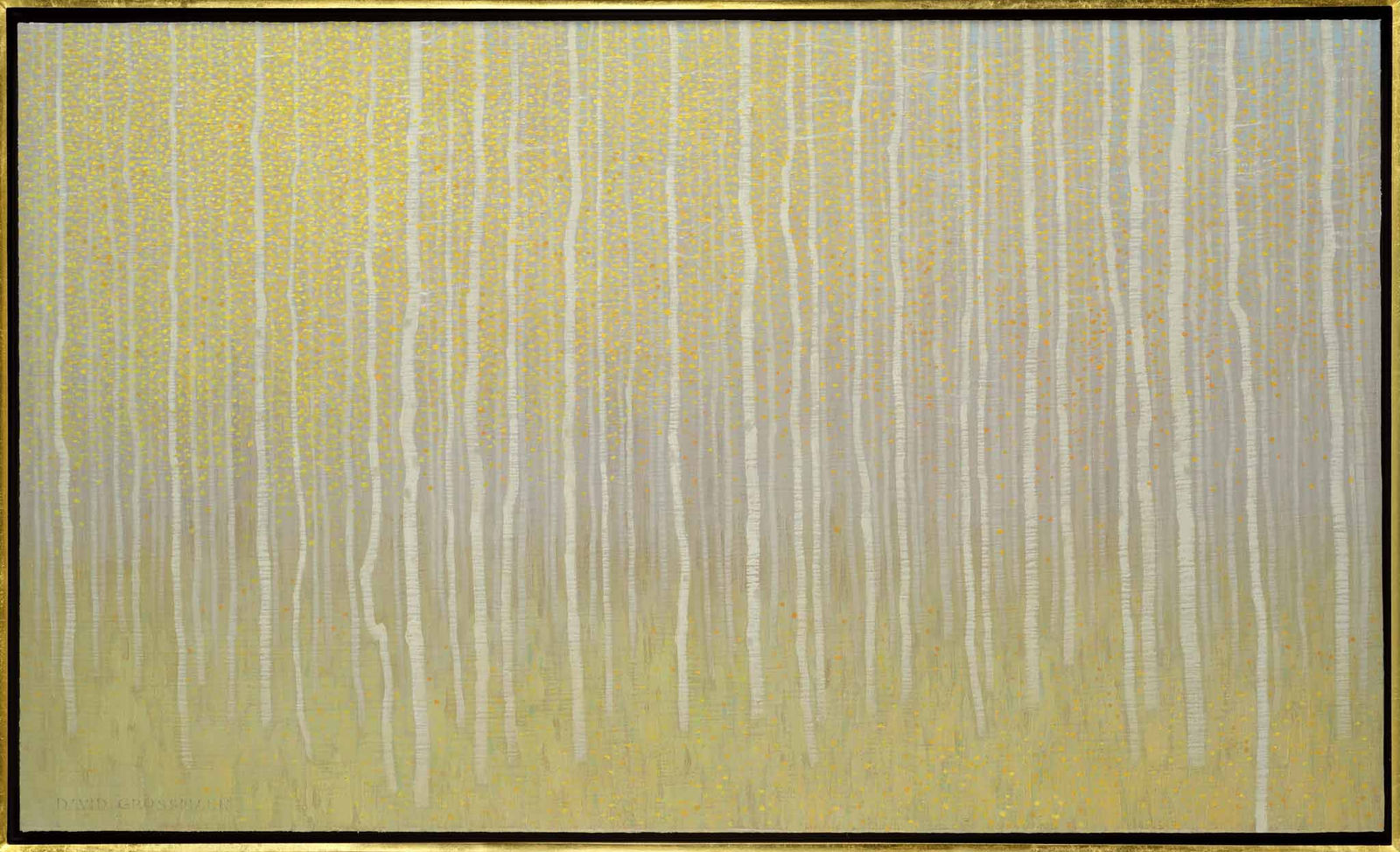 David Grossmann, September Forest with Yellow Leaves