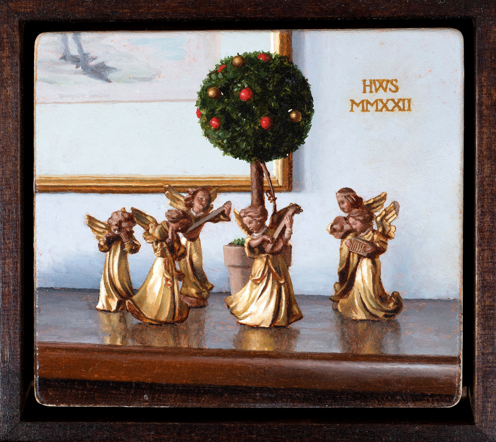 Harry Steen, Gilt Tyrolean angels, 2022