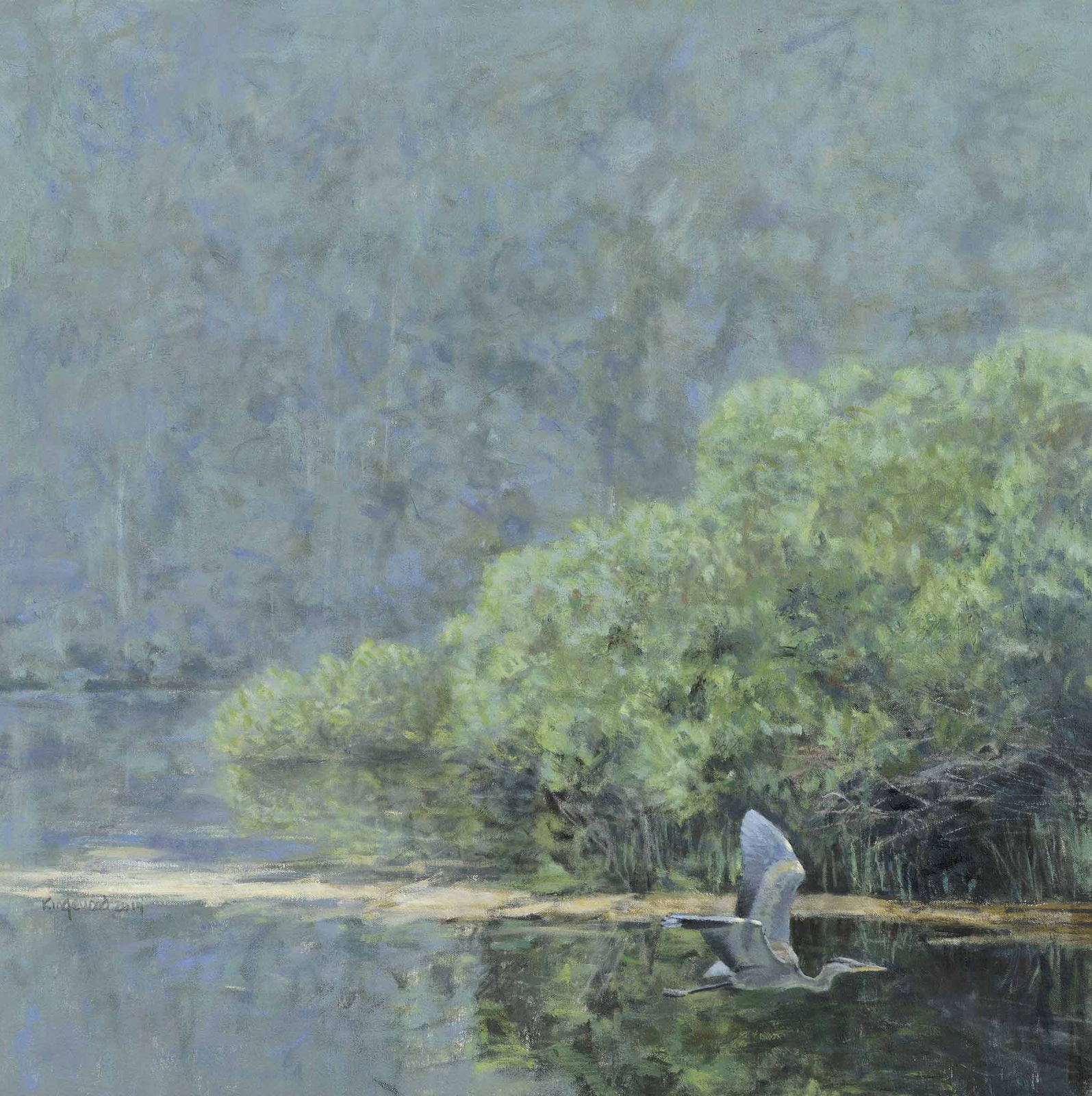 Ron Kingswood, Heron in Flight