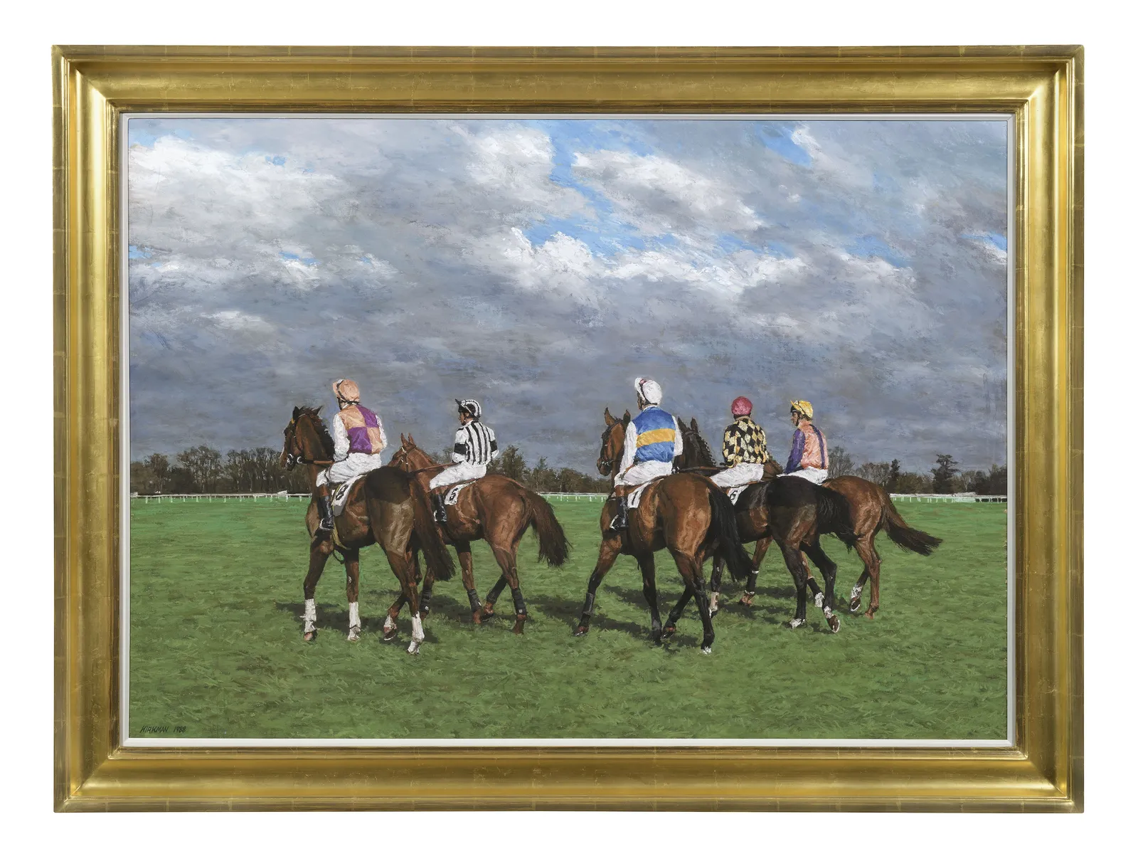 Jay Kirkman, Down at the Start, Newmarket, 1987