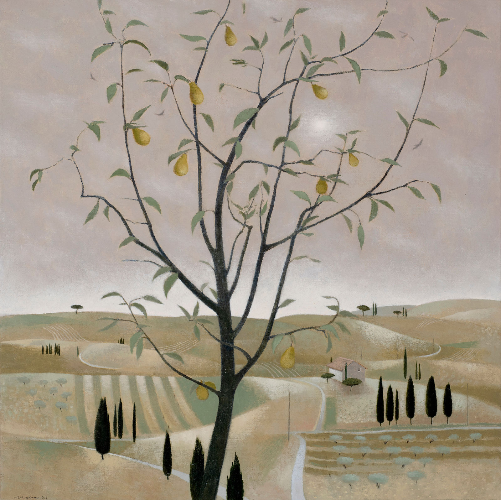 Tom Mabon, Tuscan Fields, 2023