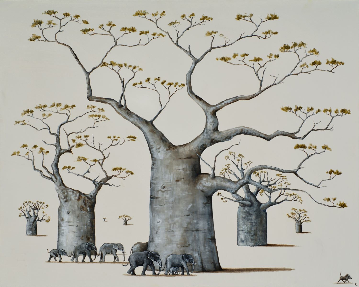 Rebecca Campbell, African Icons, 2024