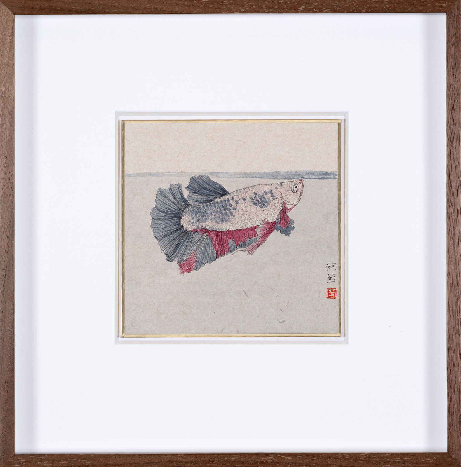 He Xi, The Story of Zhuangzi and Happy fish No.5, 2022