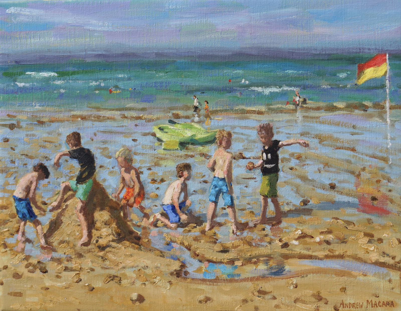 Andrew Macara, The sandcastle, Wells-next-the-sea