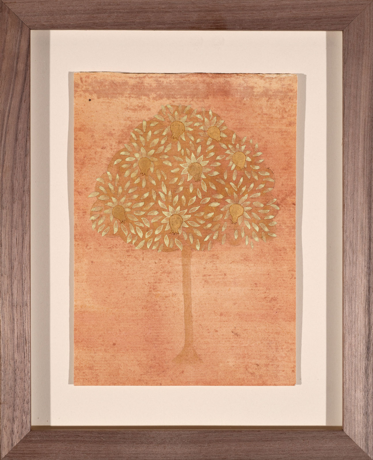 Ayesha Gamiet, Study for 'Valley of love' ; Pomegranate Tree, 2021