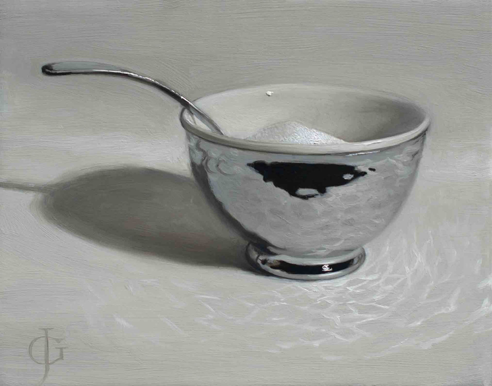James Gillick, Steel & Ceramic Sugar Bowl