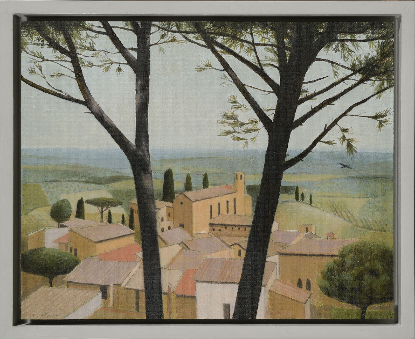 Tom Mabon, The Church of Saint Augustine. San Gimignano, 2020