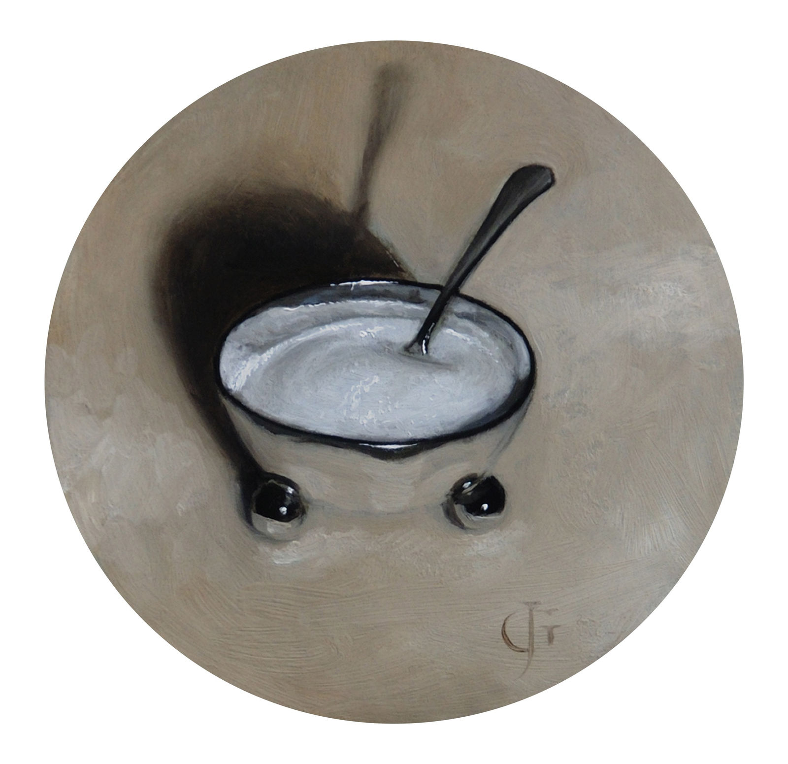 James Gillick, Silver Sugar Bowl with Spoon, 2015