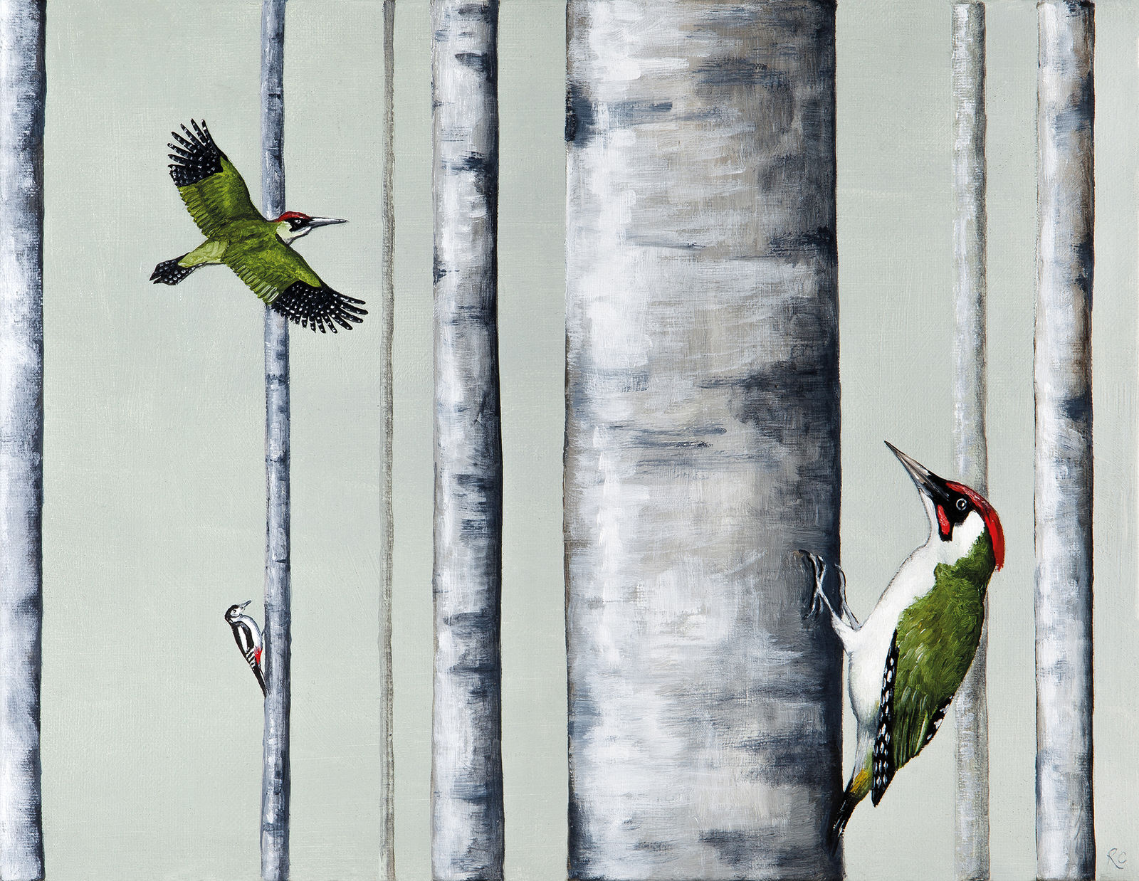 Rebecca Campbell, A Drilling of Woodpeckers