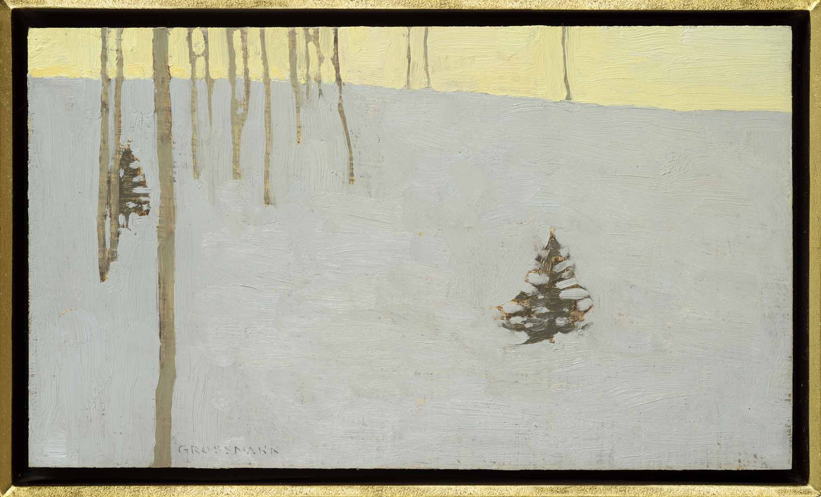 David Grossmann, Trees and Fading Winter Day