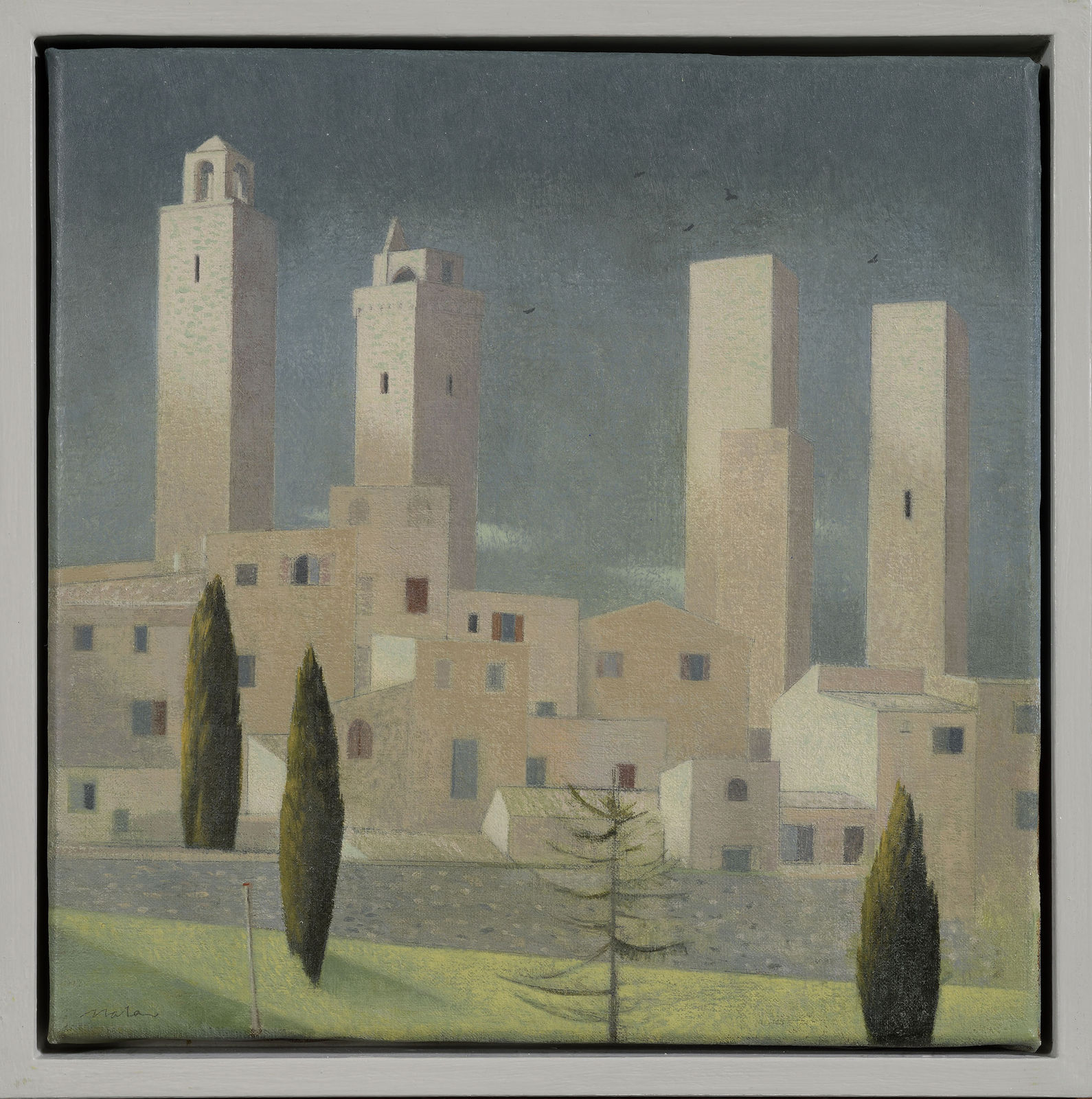 Tom Mabon, The Light that shines beneath the Moon. San Gimignano, 2020