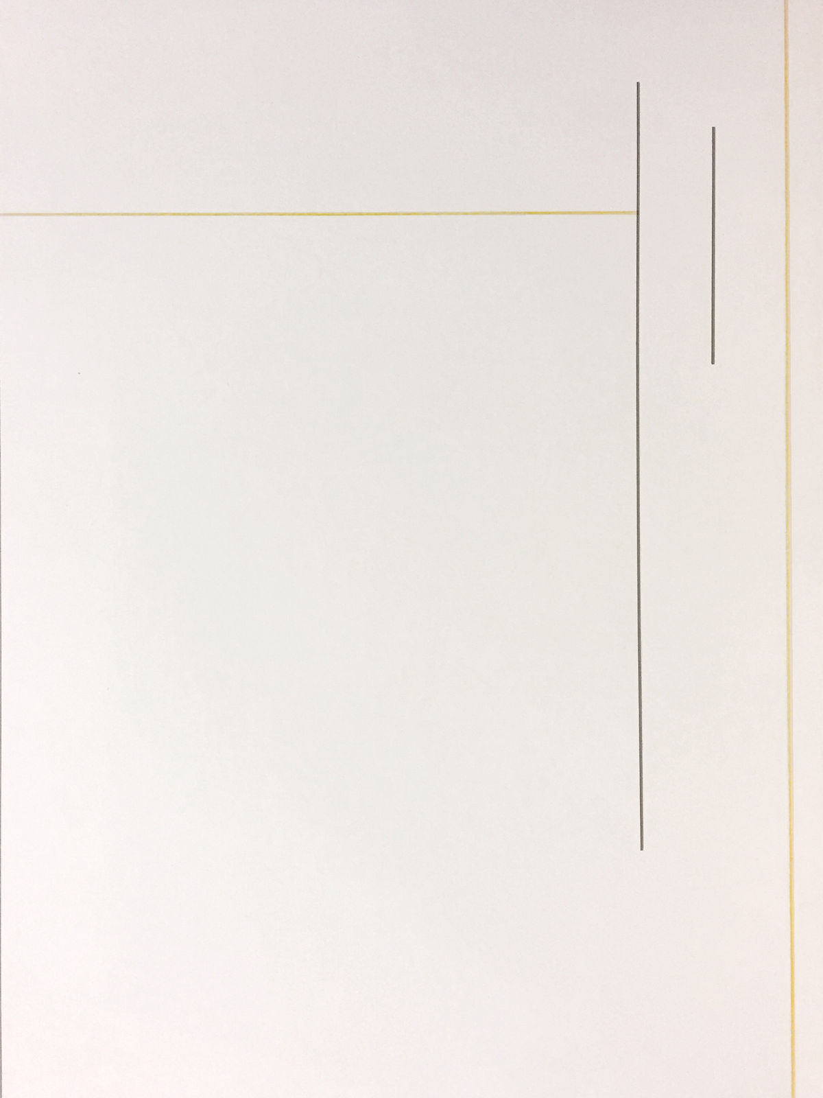 Joseph La Piana, Tension Relief Drawing Yellow 005, 2017