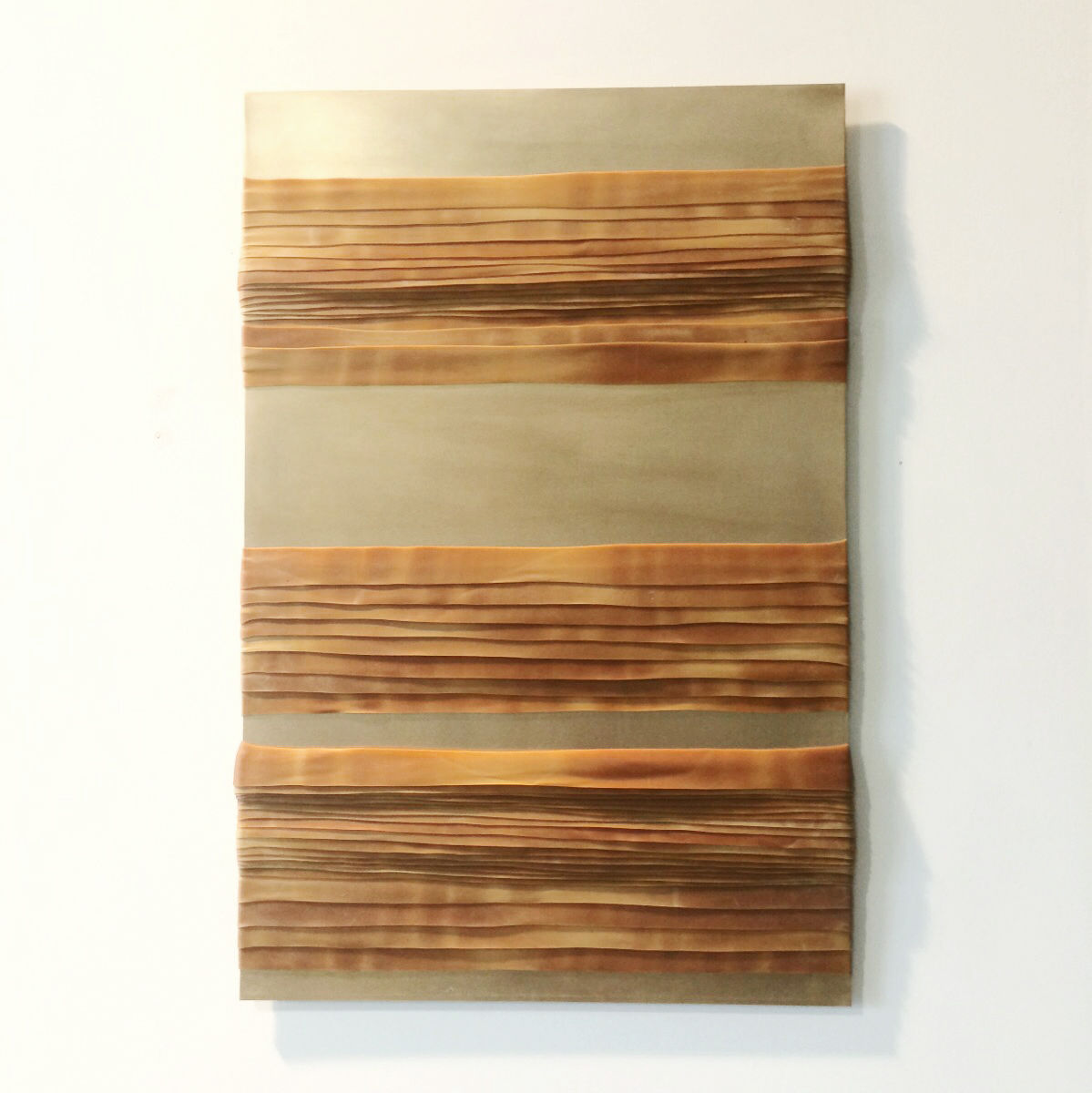 Joseph La Piana, Tension Bronze Relief I, 2015