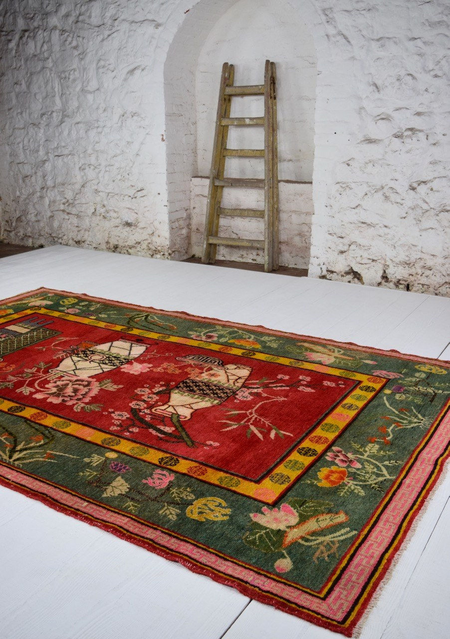 Khotan carpet, Chinese Turkestan