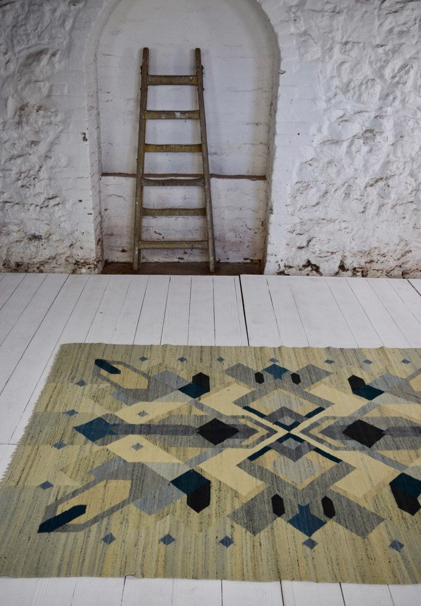 Slavic flat woven rug, Poland or The Ukraine