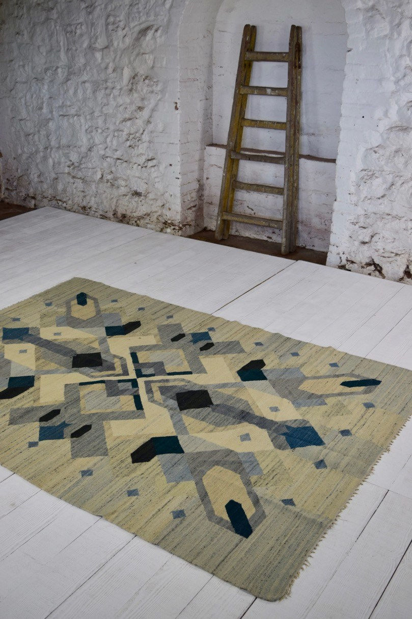 Slavic flat woven rug, Poland or The Ukraine