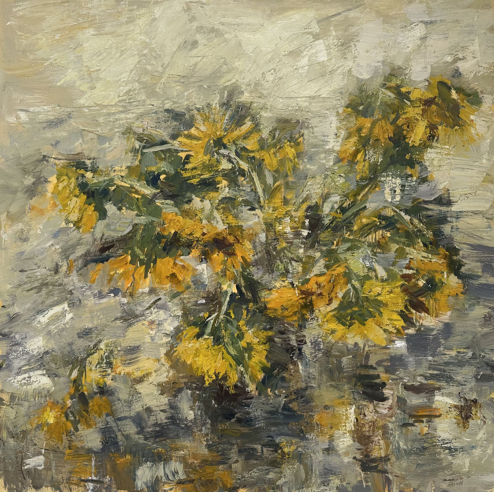 Judy Buxton, Sunflowers, Morning Yellow/Gold