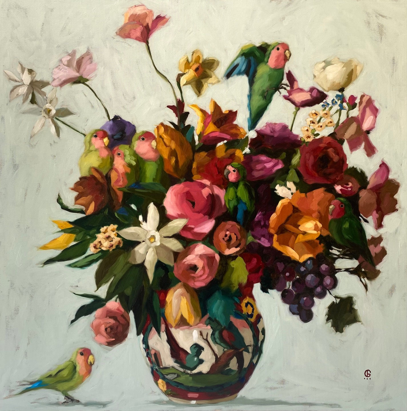 Georgia Fiennes, Peach Faced Lovebirds