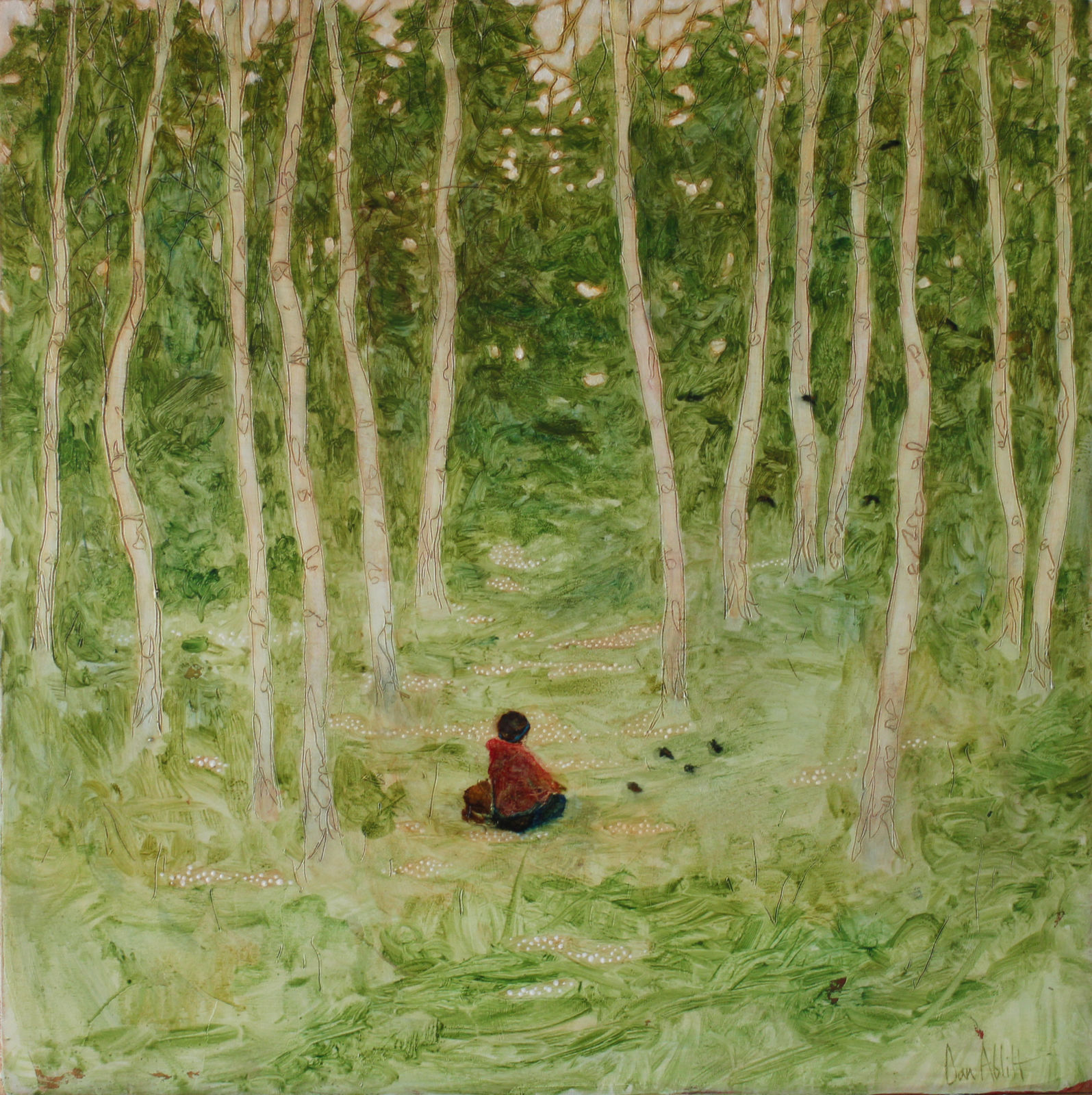 Daniel Ablitt, Feeding the Birds (Warm Woods)