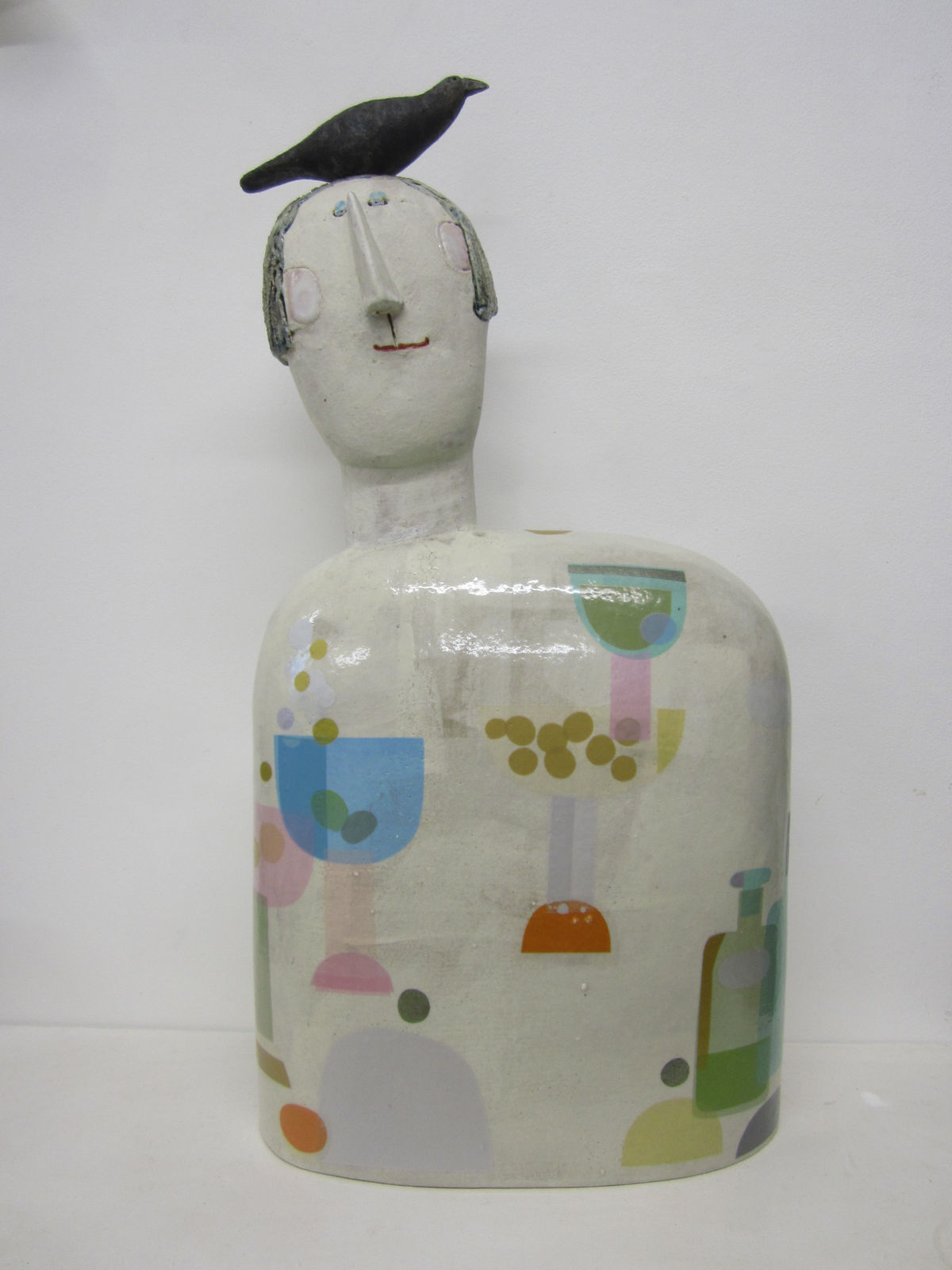 Jane Muir, Bird-Head, Champagne Bubbles