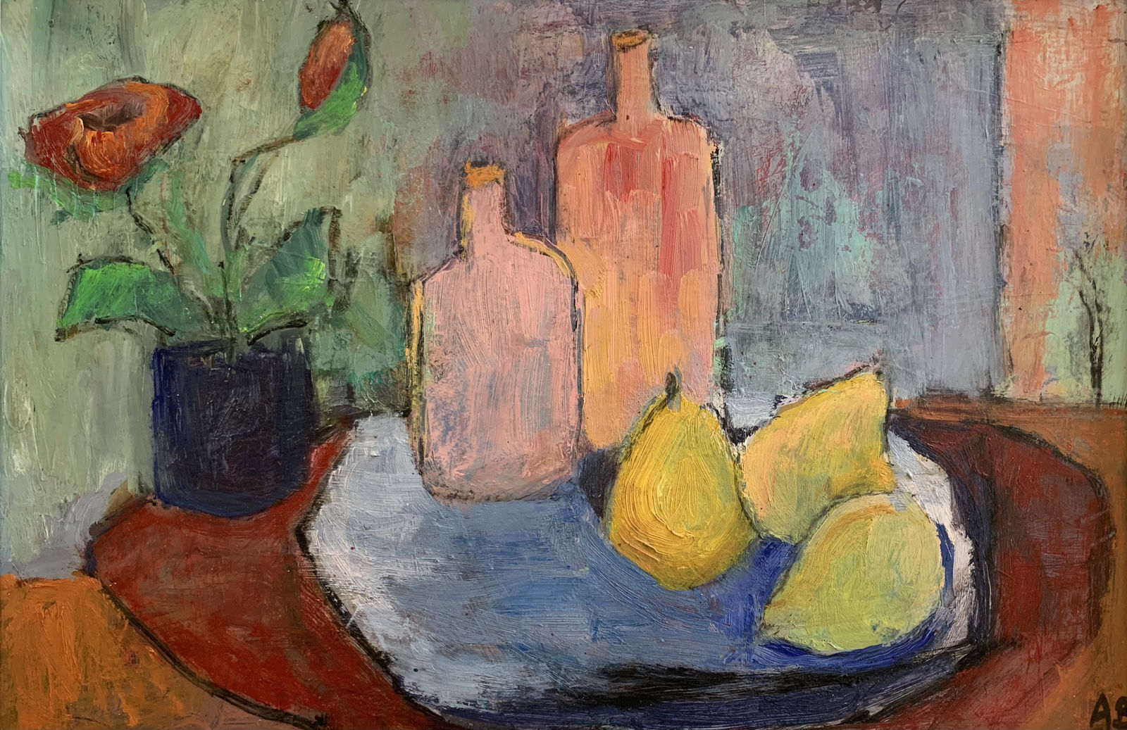 Anna Bagnall, Bottles and Pears