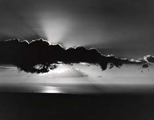 Brett Weston, UNTITLED (WATER AND CLOUDS, HAWAII), ca. 1985