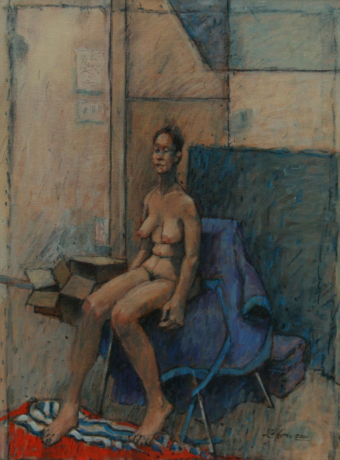 D. J. Lafon, SEATED FIGURE IN ROOM, 2007