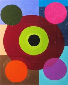 Ford Beckman, MODERN THOUGHTS - BURGUNDY STUDY, 2011