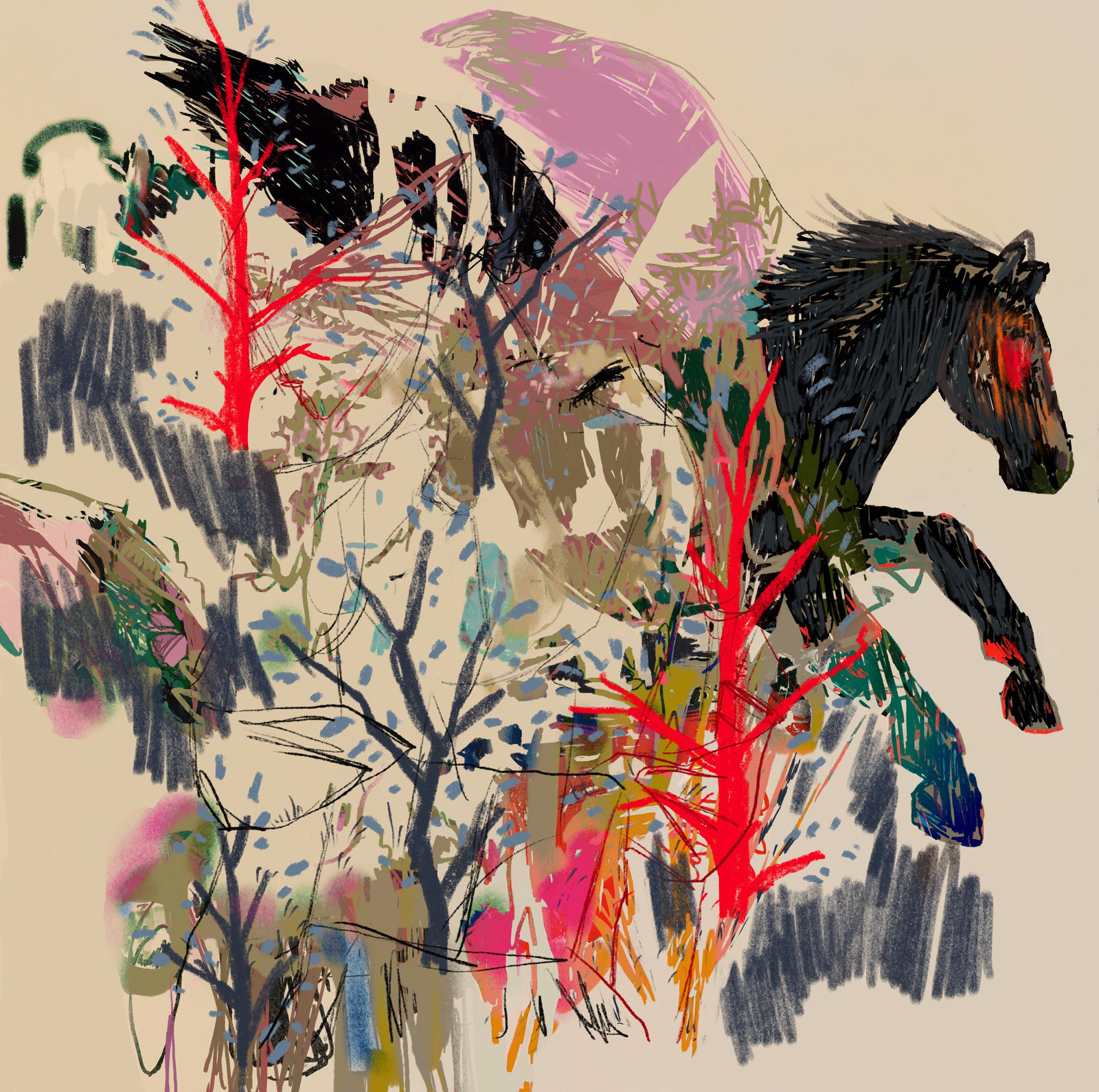 David Morrison, If Wishes Were Horses (Black Edition I)