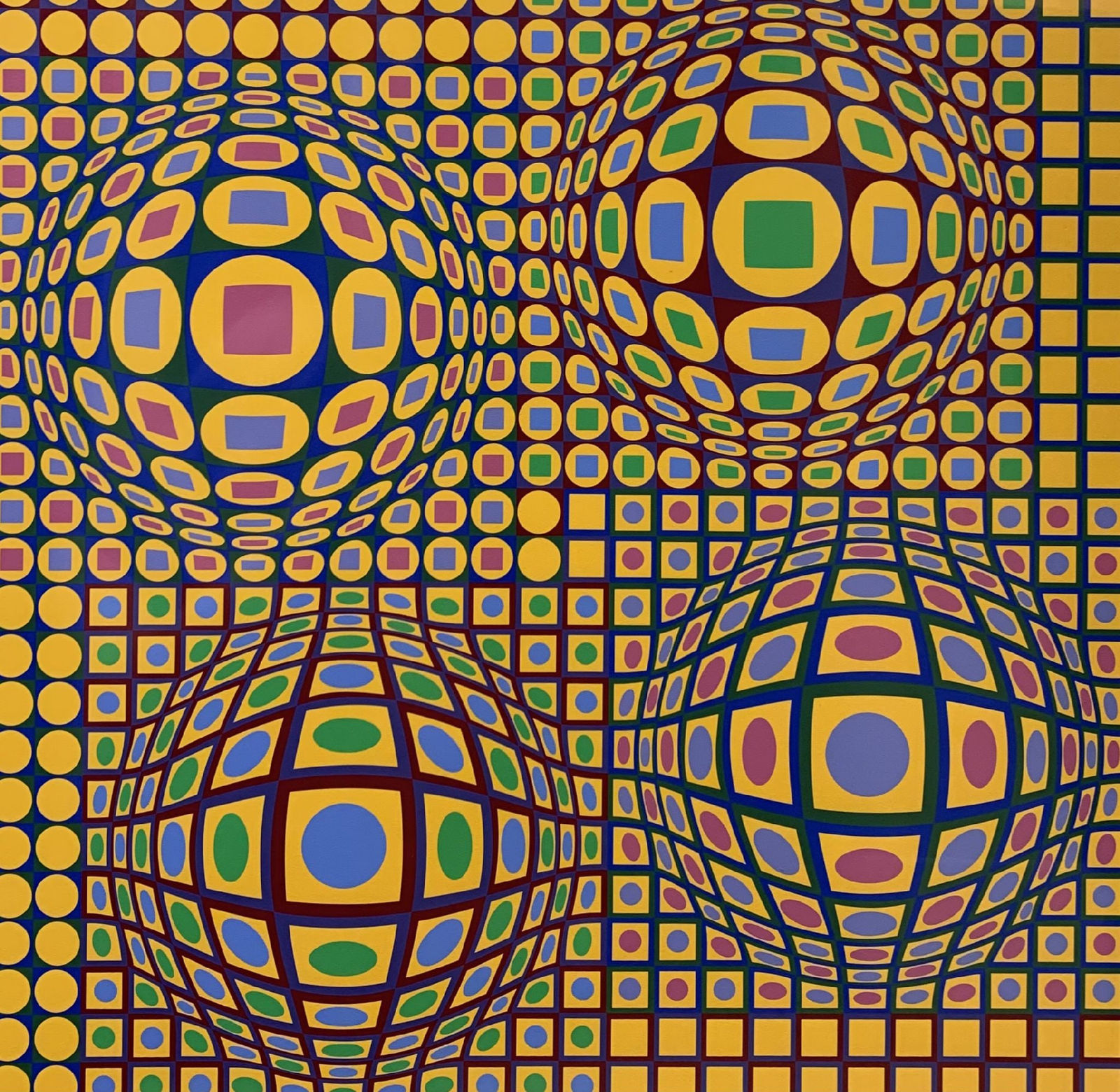 Victor Vasarely, GOLD ABSTRACTION