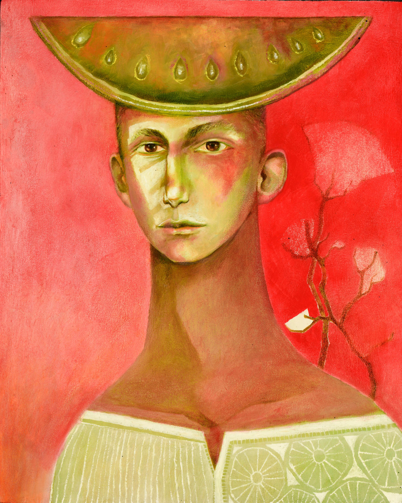 Rene Alvarado, Portrait of A Young Man