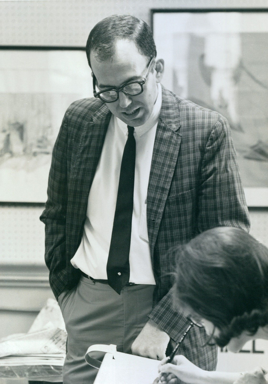 Artist Teaching at Morris Harvey, 1966